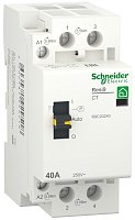 Контактор модульный Schneider Electric Resi9 2п 2НО 40А 230В АС